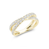 Criss-Cross Diamond Ring