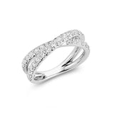 Criss-Cross Diamond Ring