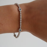 Evil Eye Tennis Bracelet