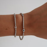 Evil Eye Tennis Bracelet