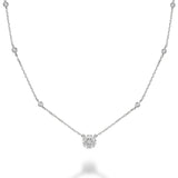 Flower Diamond Necklace