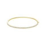 Semi Eternity Diamond Bangle Bracelet